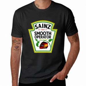 Carlos Sainz Smooth Operator 2023 T-shirt grote maten sneldrogende tops sweatshirts, heren 034P#