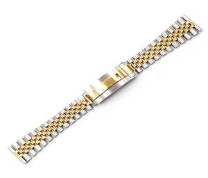 Carlywet 20 22 mm top hoogwaardige hele glide vergrendeling vervanging pols horlogeband band bracelet260a4678211