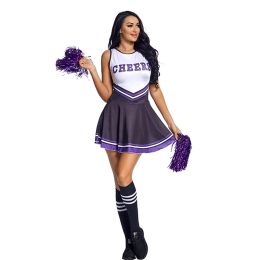 Carnaval Cheerleader Costume School Girl - Tarité de sport sur le thème Cosplay Fancy Party Robe