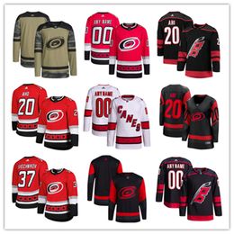 Carolina Custom Hurricanes Hockey Jerseys 82 Jesperi Kotkaniemi 48 Martinook 88 Martin Necas 67 Max Pacioretty 22 Brett Pesce 13 Puljujarvi 32 Raanta 76 Brady