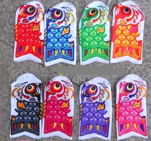 Koi Nobori Carp Wind Sock: Kleurrijke Japanse Fish Kite Flag voor Party Decor Wall Art - 3 maten beschikbaar