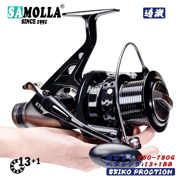 Moulinet De pêche à la carpe filature forte Double traînée 13-23 kg Molinete Carretilha De Pesca Olta Makaralar moulinets De mer accessoires Mar240227