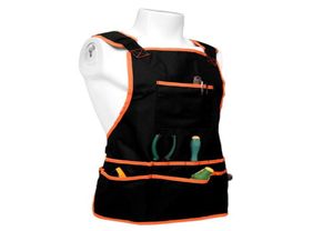 Tablier de charpentier électricien sac de ceinture à outils pochette gilet de mécanicien tissu Oxford imperméable 16 poches convient à tous pour la protection des vêtements 3794086