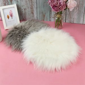 Tapis 30 cm doux laine artificielle en peau de mouton coussin chaise chambre tapis laine artificielle tapis chaud poilu tapis siège fourrure tapis 231021