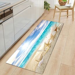 Tapis 3D plage coquille tapis famille salle de bain antidérapant porte tapis tapis étoile de mer salon tapis de sol cuisine tapis 230329