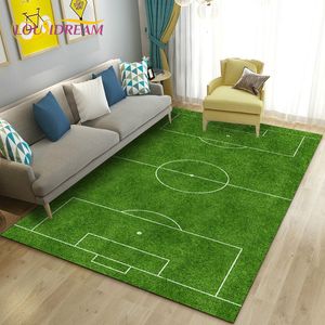 Tapis 3D football zone de sport tapis tapis pour salon chambre canapé porte cuisine décoration jeu pour enfants tapis de sol antidérapant 230329