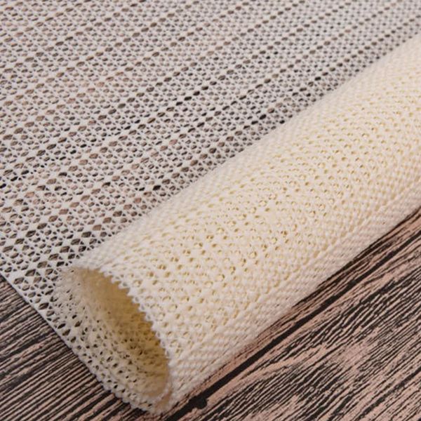 Tapis antidérapant Net tissu Gel de silice anti-dérapant PVC moussant canapé tapis de Yoga tapis Automobile coussin composé mousse fond tissu 231027