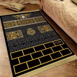Tapijt Arabische Moslim Stijl Gebed Karpetten Woonkamer Slaapkamer Decor Zachte Islamitische Met Kwasten Qibla Turkse Deur Mat 230710