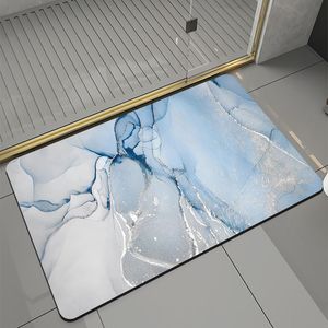 Tapijt badkamer tapijt zachte thermische isolatie vloermat super absorberende toilet tapijt vloermat badkamer niet-slip rubberen douchetapijtmat 230329