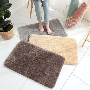 Alfombra de baño antideslizante, alfombrillas absorbentes, color sólido, alfombra para dormitorio, alfombra para puerta de baño, sala de estar minimalista 230828