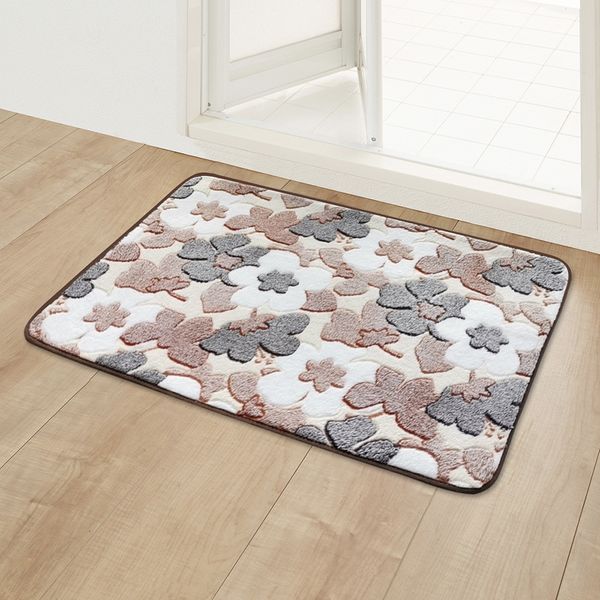 Alfombra Dormitorio Alfombra de piso Entrada del hogar Felpudo Coral Fleece Cocina Baño Decoración de la puerta Alfombra Baño Ducha Alfombra antideslizante para pies 230922