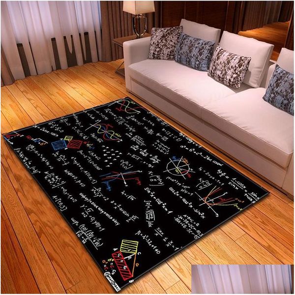 Tapis Tapis Tableau Périodique Des Éléments Tapis Tapis Pour Salon Chambre Café Tapis De Sol Chimie Math Modèle Antidérapant 230615 Dhfqi