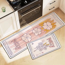 Tapijt Cartoon Keuken Tapijten Anti Slip Entree Deurmat Voor Woonkamer Lange Strip Home Decor Alfombra Tapis 230828