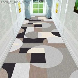 Tapis couloir tapis Long couloir tapis géométrique salon tapis cuisine allée tapis chambre décoration tapis de sol Q240123