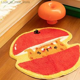 Tapijt Schattig Tuften Kinderkamer Tapijt Slaapkamer Mat Zacht Kleurrijk Woonkamer Vloer Pad Deurmat Cartoon Esthetisch Thuis Kamer Decor Q240123