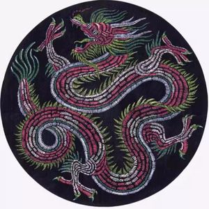 Tapijt Designer Rug Room Decor Rond Tapijt Huis Chinese spiegel Dekens