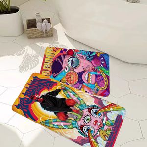 Tapis célèbre artiste de musique Star Bad Bunny, tapis de sol de bain, Style nordique, paillasson de maison, salle de bains, toilettes, chambre à coucher, bienvenue 230828