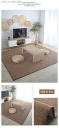 Tapis GBD4958 Tatami tapis japonais bambou tissé tapis de sol tissé tapis salon de thé chambre tapis Q240123