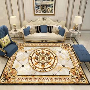 Tapis Magnifique marbre décor à la maison tapis de sol moderne nordique géométrique salon tapis de haute qualité chambre tapis lavable chambre tapis 231031