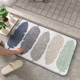 Tapijt Hoog haar badkamer mat absorberende vloer tapijt slaapkamer niet -schuifvoet mat badkamer mat keukenmat 230329