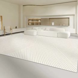 Tapis léger luxe mode salon tapis décoration de la maison tables basses tapis en peluche grande surface chambre minimalisme tapis 231120