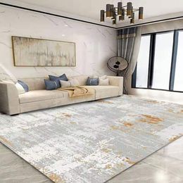 Alfombra antideslizante para sala de estar, alfombra para área grande, abstracta nórdica, para dormitorio, decoración del hogar, alfombra para puerta de cabecera 230207