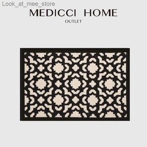 Tapis Medicci Home CD Style marocain treillis géométrie zone tapis exquis tissé luxe sol tapis paillasson salle de bain tapis Chic maison déco Q240123