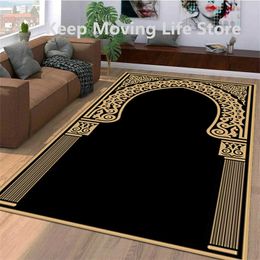 Tapijt moskee bidt tapijt tapijtgebed mat moslim islam religieus geloof ramadan kareem knielen poly aanbidding matten deurang tapijt z0411