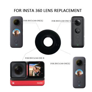 Tapis nouvel objectif en verre avant de remplacement Insta360 pour Insta360 un x2 / un x / un R / One RS Réparation de caméra Pièce 1PCS