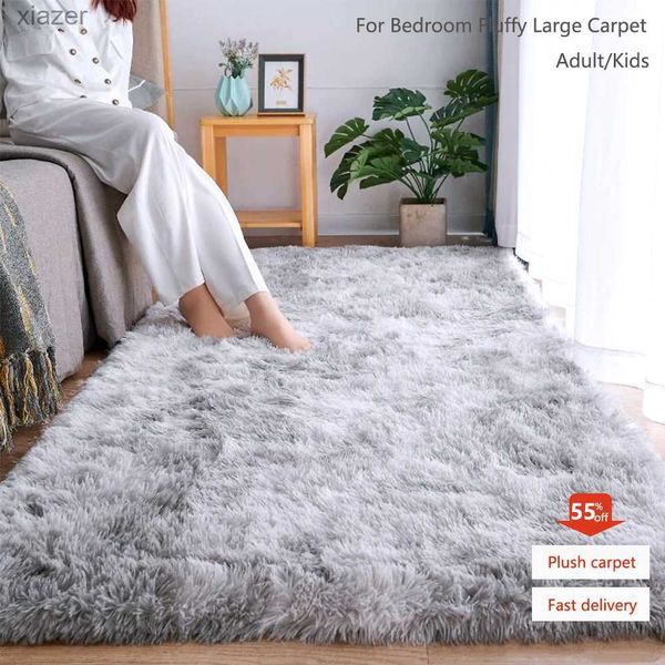 Tapis nordique ins soik cravate dye tapis moderne lit simple literie de chambre à coucher couverture familiale salon girl chambre couverture sol wx