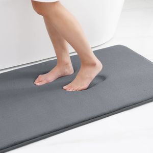 Tapete Olanly Memory Foam Bath Mat Anti-Slip Chuveiro Tapete Macio Pé Pad Decoração Protetor de Chão Absorvente Quick Dry Banheiro Tapete 230308