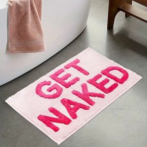 Tapijt Roze Get Naked Getuft Tapijt Badkamer Leuke Bad Mat Entree Deurmat Woonkamer Appartement Decor Zacht 230828