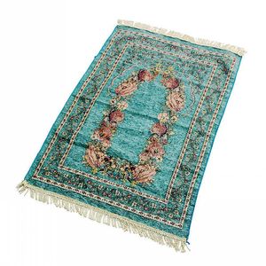 Alfombra Ramadán Corán islámico musulmán oración alfombra alfombra borla mantel cubierta Yoga Mat SCIE999 Z0411