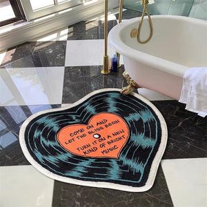 Tapijt Retro Cd Disk Imitatie Kasjmier Ronde Mat Woonkamer Sofa Entree Deurmat Badkamer Anti Slip Tapijt Meisje Slaapkamer decor 230621