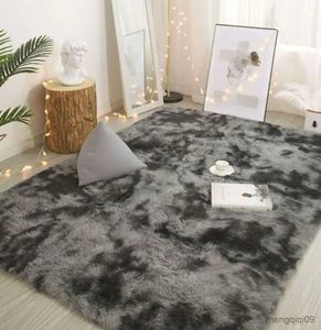 Tapis en soie avec teinture par nouage, pour salon, chambre à coucher, couverture de lit, coussin de maison, R231115