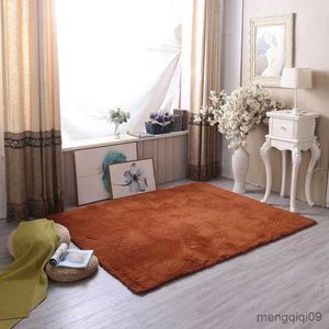 Alfombra Alfombra de terciopelo de cordero engrosada Decoración para sala de estar Dormitorio Alfombra junto a la cama Alfombra para gatear en el jardín para niños Cojín insonorizado de felpa suave R231115