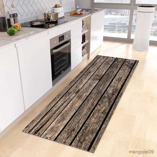 Tapis Grain de bois tapis de cuisine chambre entrée paillasson anti-dérapant salon décor de sol tapis maison bain pied tapis sur mesure R231024