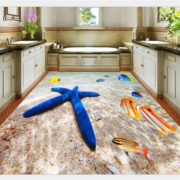 Tapis 1 pièces doux étoile de mer piédestal tapis tapis de bain coquillage Contour cuisine salle de bain tapis personnalisé créatif antidérapant sol