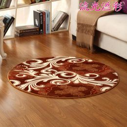 Tapis 100/120cm maison tapis rond tapis de sol décoratif pour salon chambre doux enfants jouer anti-dérapant tapis chaise