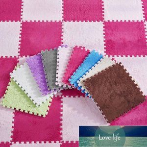 Tapis 10pcs EVA Tapis en mousse pour enfants Puzzle de sol en mosaïque Tapis de jeu pour bébé Tapis rampant en développement 30 * 30cm Conception d'experts de prix usine Qualité Dernier style original