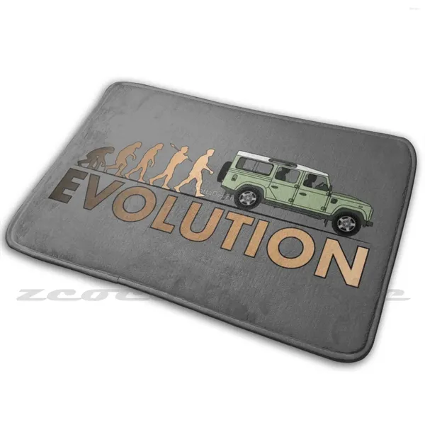 Alfombras 110 Evolution Texto Mat de color RUG sin deslizamiento de agua ABSABRA DE AGUA DE AUTOR DEL VEHBAR CAR CAR VEHÍCULO 4x4 SUV Terreno Militar Ejército Marina Marina