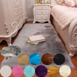 Tapijten 12 kleuren 3Size hoogwaardige zachte wasbare wollen tapijten voor banken kussens keukenbedmatten tafel zalig leven