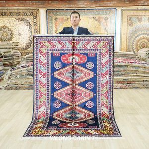 Tapijten 122x183cm Handwoven zijden tribale gebied Tapijt Home Furniture Luxury tapijt (BL102)