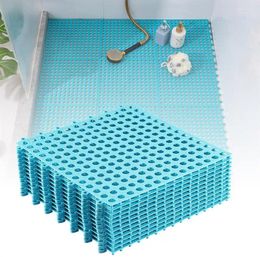 Tapijten 12 stks droog dek tegels 12x12 in elkaar grijpende vloer plastic drainage modulair kussen voor natte gebieden badkamer
