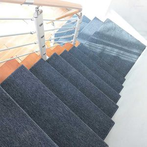 Tapis 14PC tapis d'escalier en caoutchouc antidérapant bande de roulement tapis tapis maison anti-dérapant étape tapis sécurité muet sol intérieur protecteur