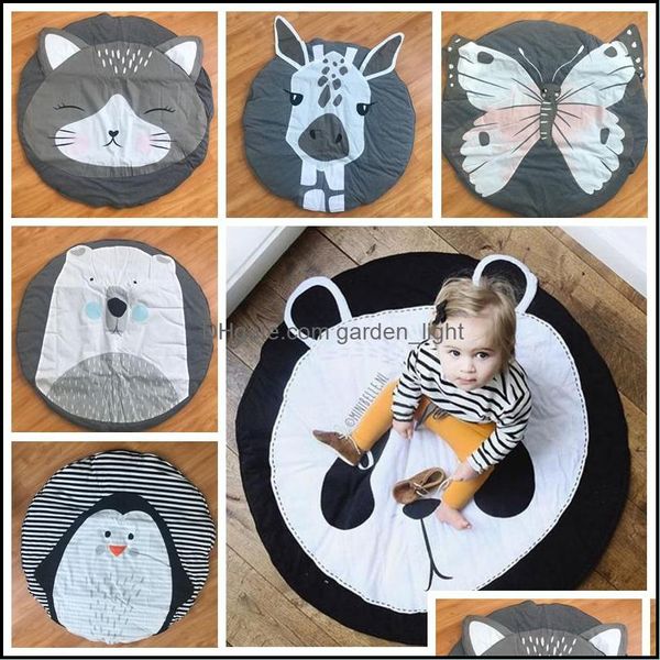 Alfombras 15 Estilos Esteras para bebés Ciervo León Animales Juego Estera decorativa Manta adhesiva Habitación para niños Piso Dbc Drop Delivery Home Garden Te Dhzw2