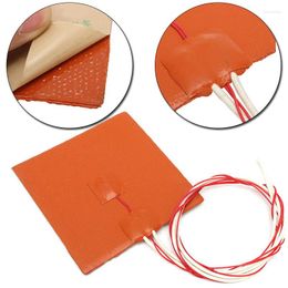 Tapis 1PC 120 120mm Silicone 120W 12V Coussin chauffant pour imprimante 3D Lit chauffant Chauffage à température constante