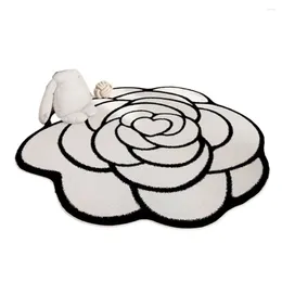 Carpets 1pc 40 40cm tapis de sol Carpet de fleur de style chinois Lotus Lotus Blanket Valeur de cheminée Crystal Velvet Home Textile