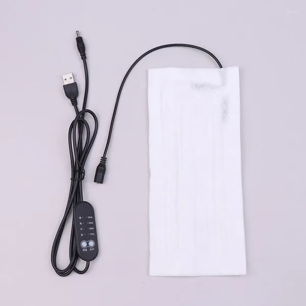 Tapis 1pc vertèbre cervicale oreiller coussin chauffant USB fil tapis 5V électrique non-tissé film chauffant