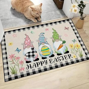 Tapis 1pc joyeuses Pâques à thé.